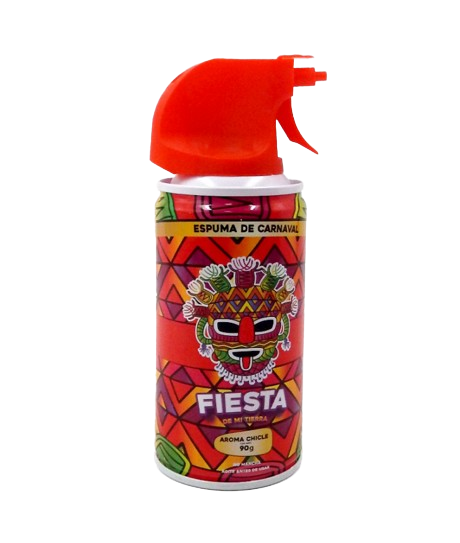 Espuma de carnaval samba