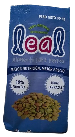 Comida de perro bulto leal adulto