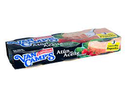 Atún van camps en aceite tripack 80gr