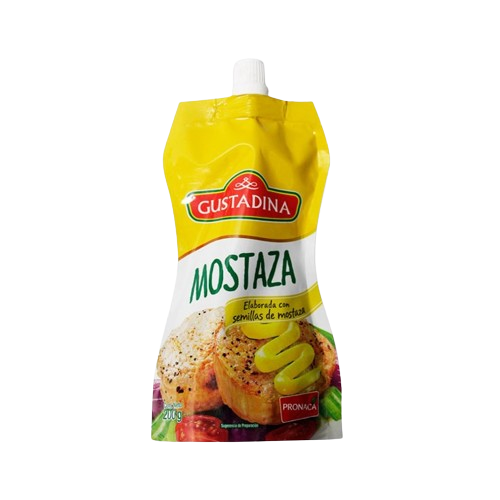 Gustadina - magui mostaza doypac 200gr