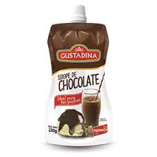 Sirope de chocolate y fresa