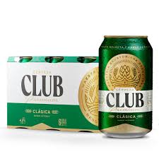 Cerveza club verde lata