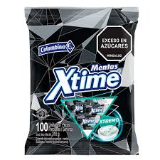 Caramelos xtime menta 310g