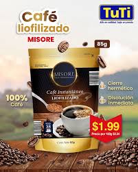 Café liofilizado tuti