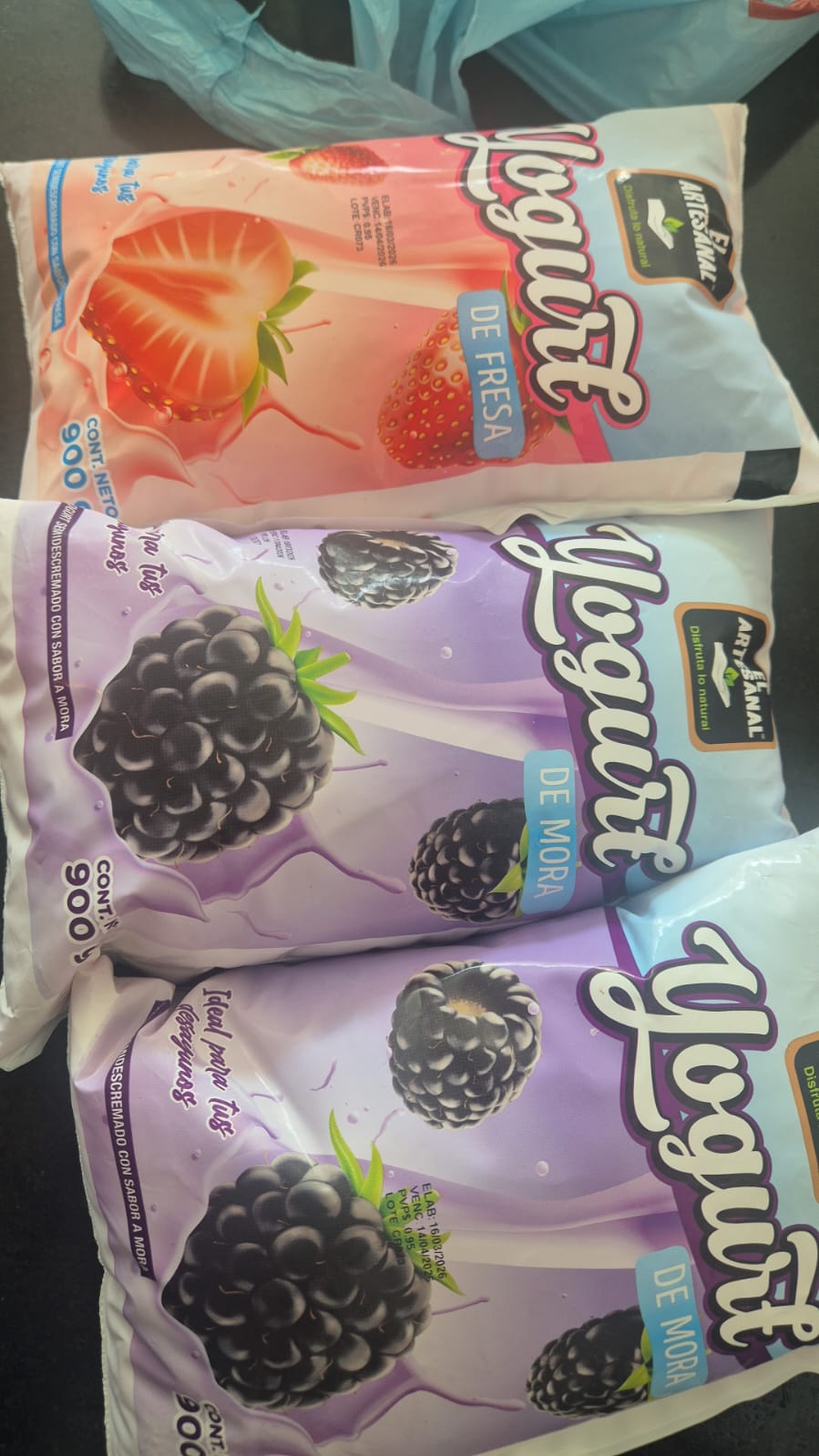 Yogurt bebible El artesanal 900ml
