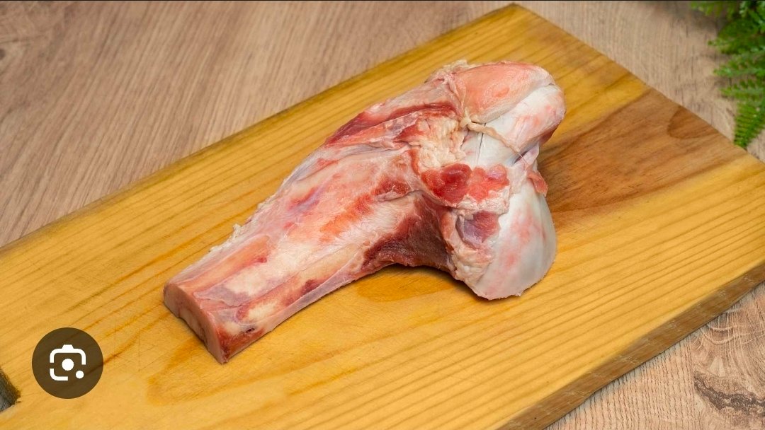 Hueso de perros carnudo