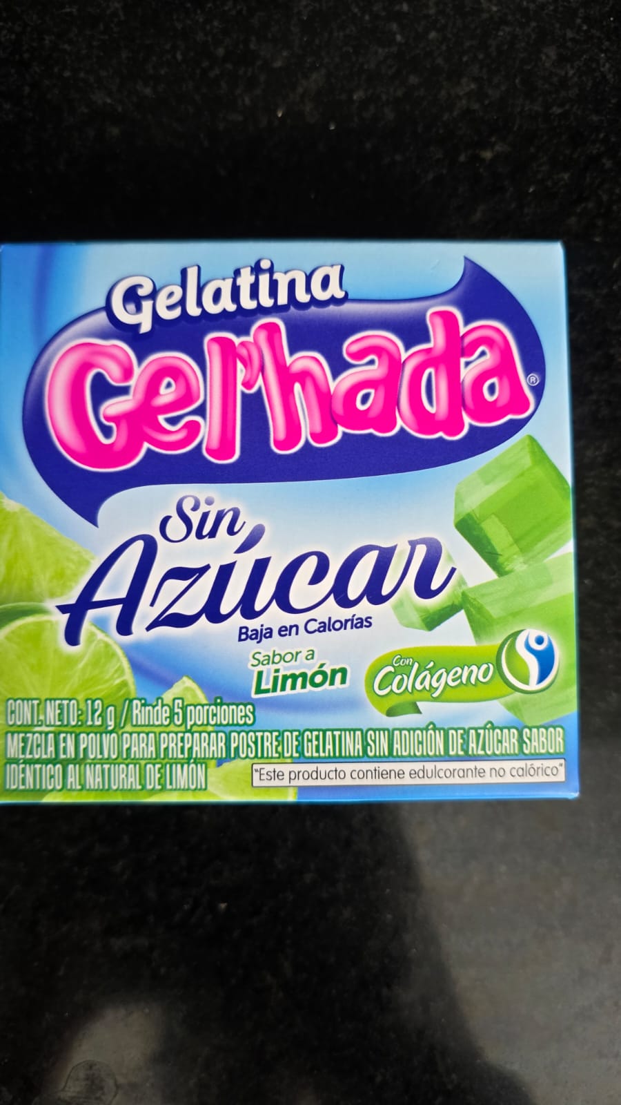 Gelatina Ghelada sin azucar