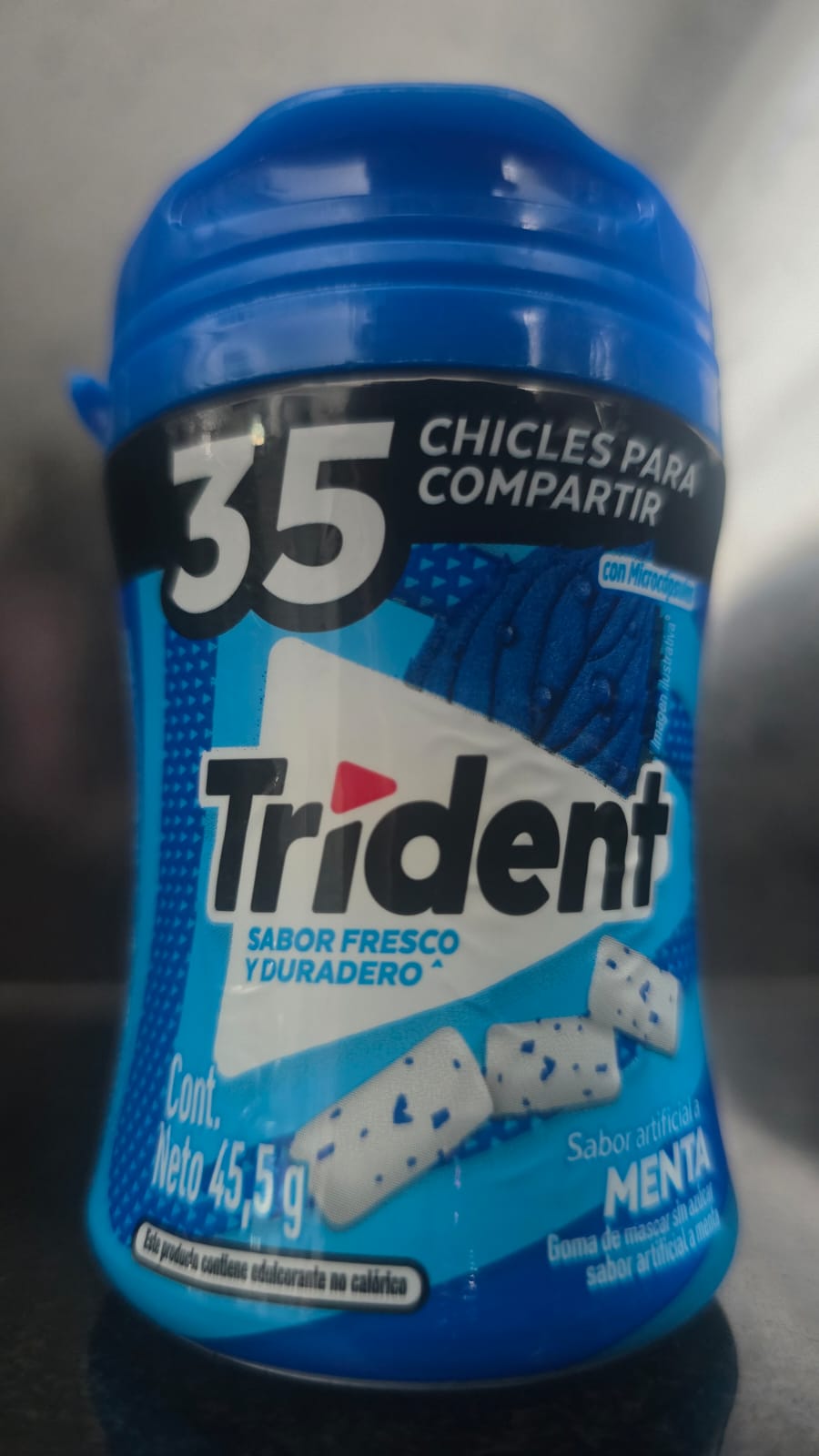 Chicles Trident menta 45.5g
