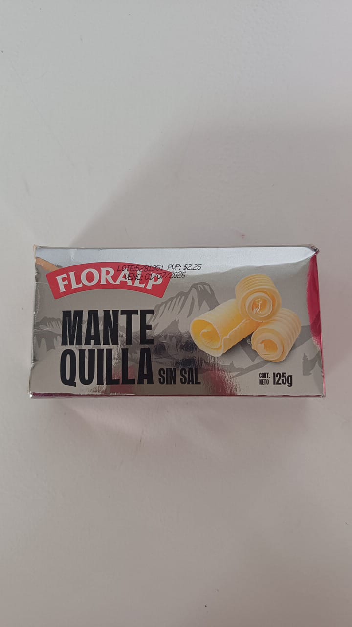 Mantequilla sin sal 125 g