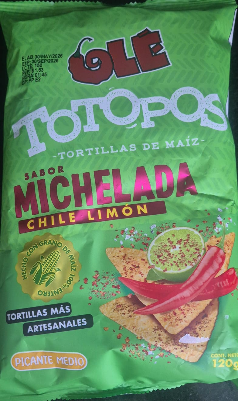 Totopos Ole Michelada 120g