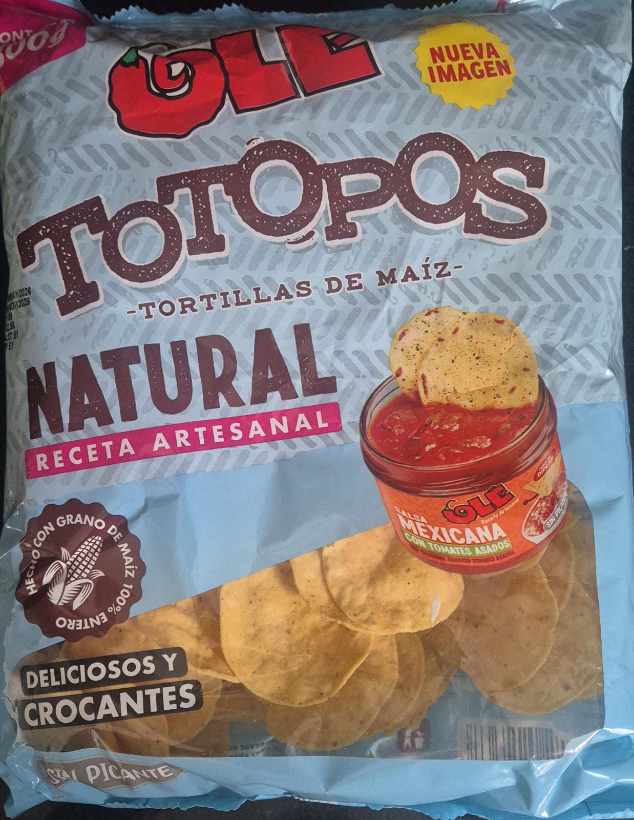 Totopos Ole natural 300g