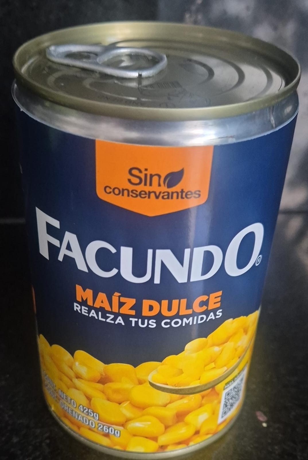 Maiz Dulce Facundo 425g