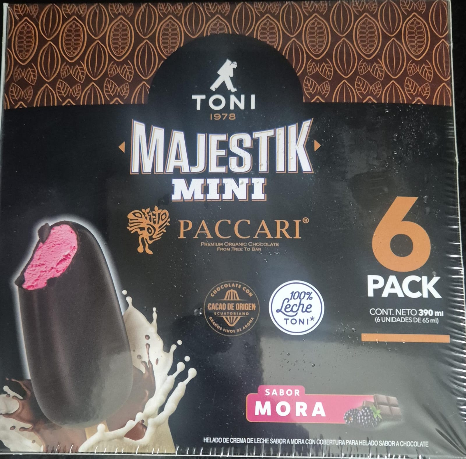 Helado Magestic Paccari x6