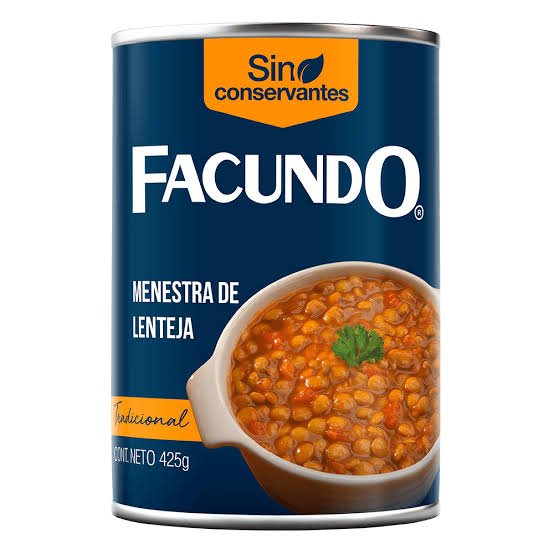 Facundo Menestra de lenteja