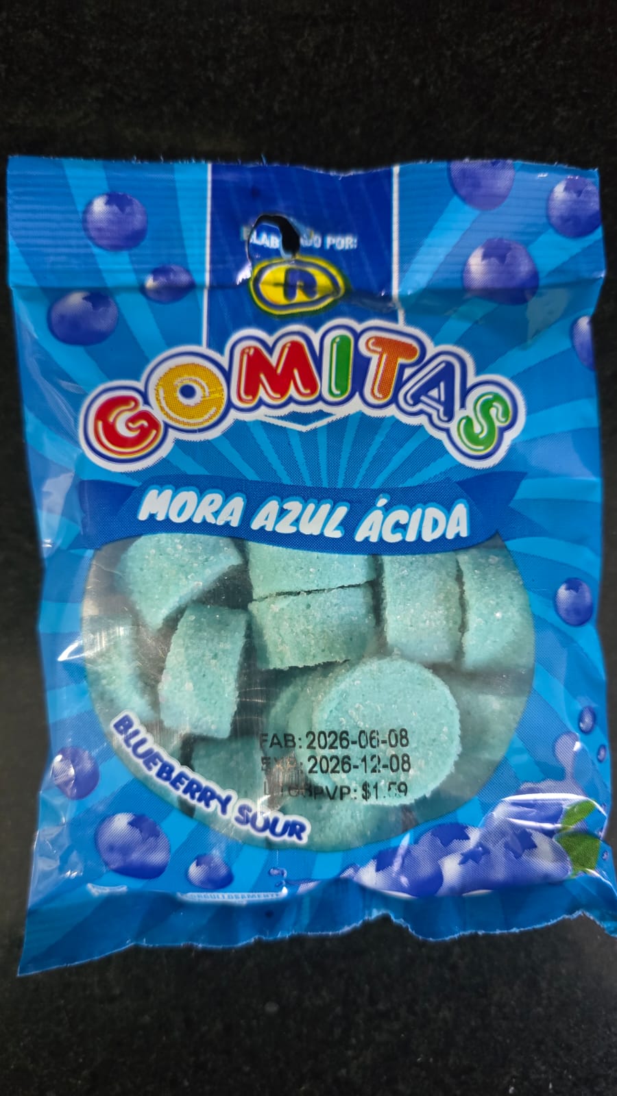 Gomitas Mora azul Ronnie 100g