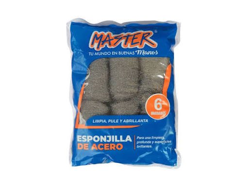 Esponjilla de acero Lumix 6 uni