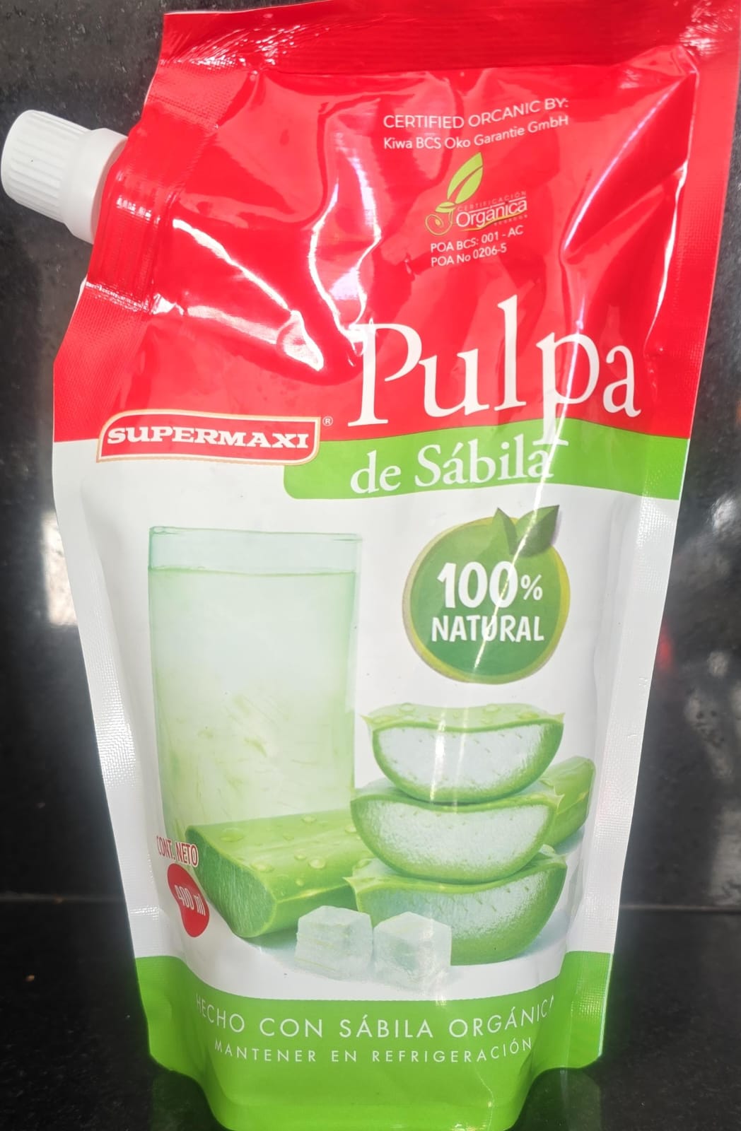 Pulpa de sabila La Original 400ml