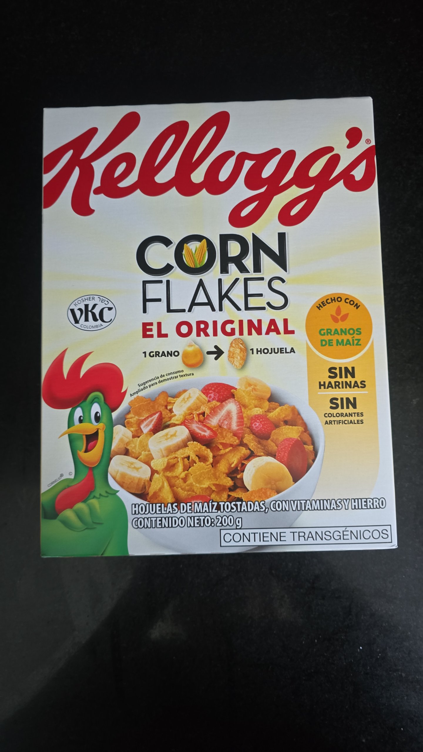 Cereal Corn flakes Kelloggs