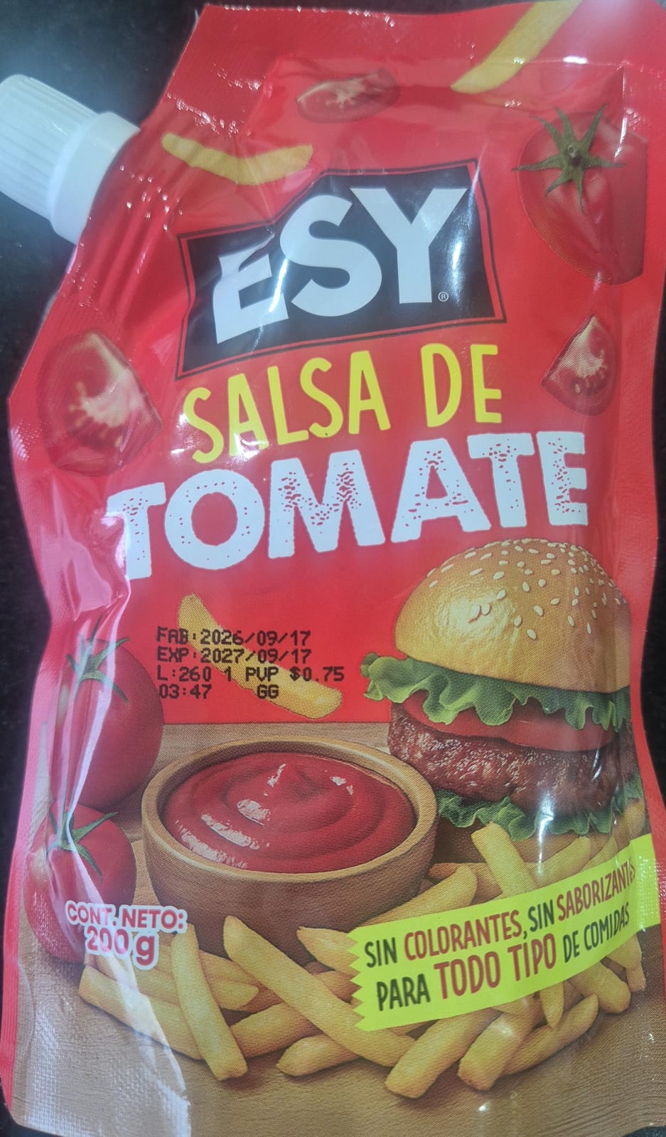 Salsa de Tomate ESY 200g