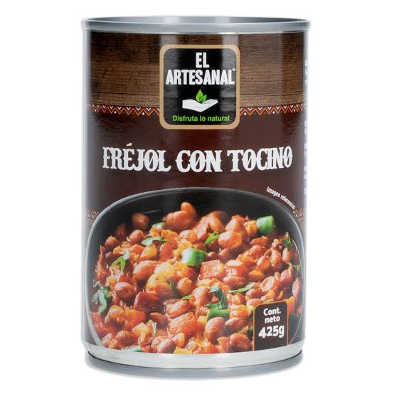 Frejol en lata el Artesanal 425g