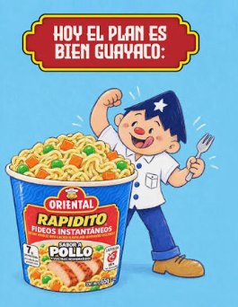 Fideos Rapidito Pollo Oriental 65g