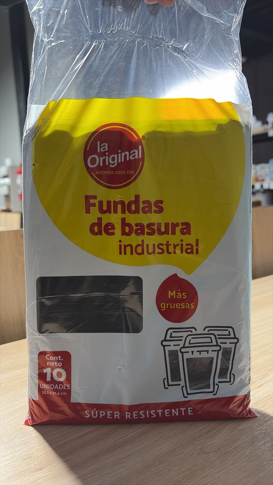 Fundas de basura Industrial La Original 10 unidades
