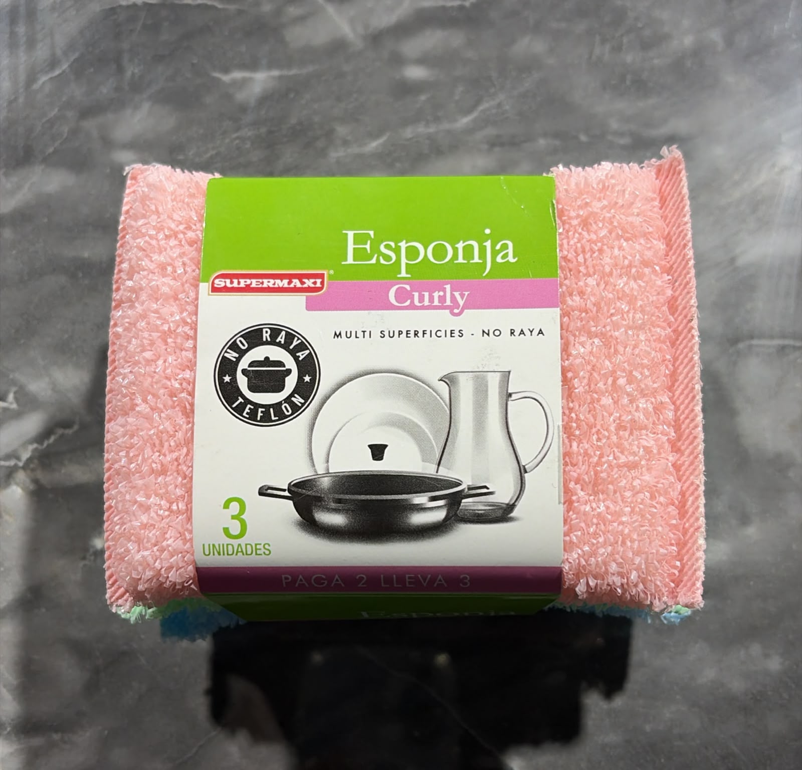 Esponja Curly Supermaxi 3 unidades