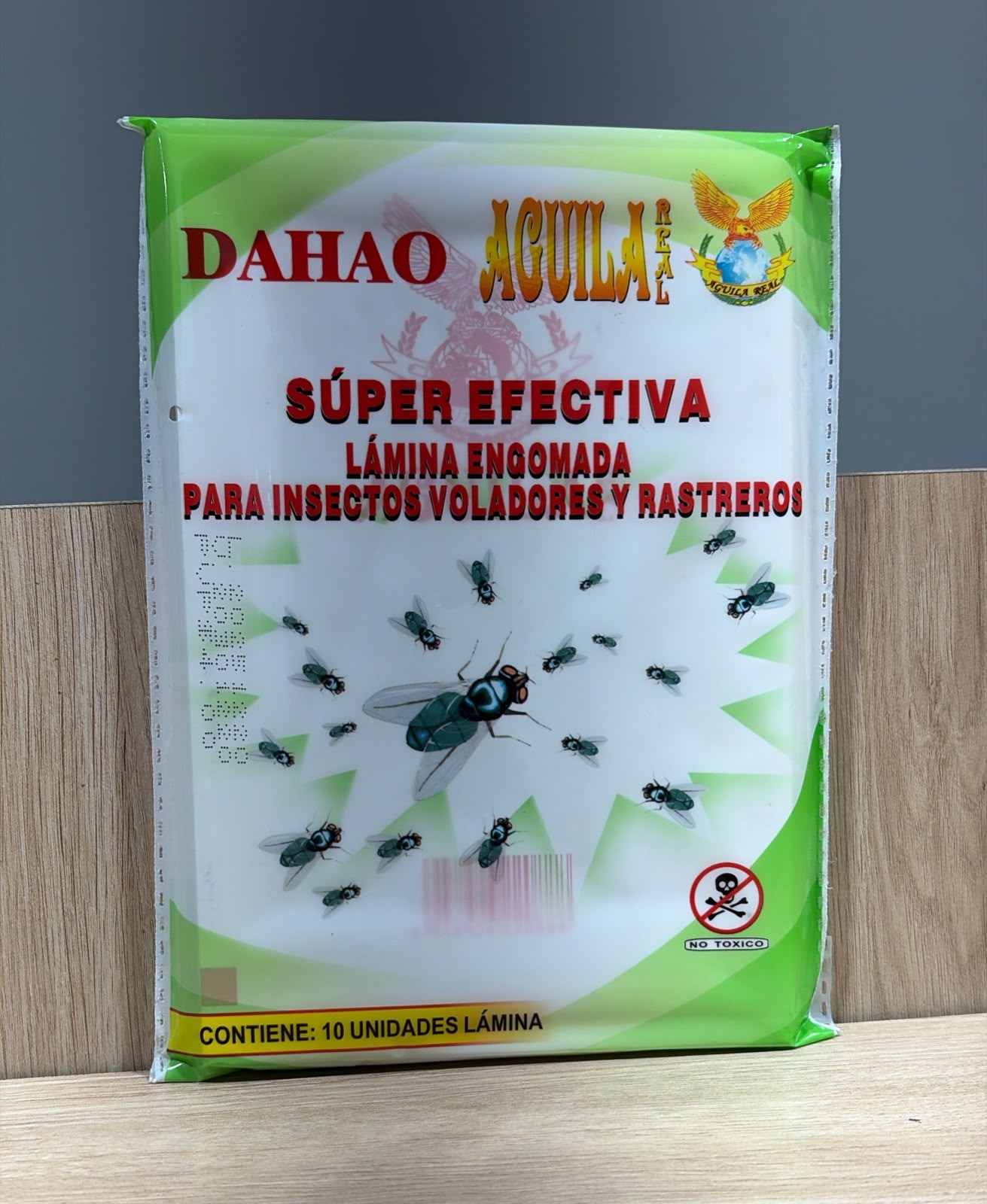 Lamina engomada para insectos voladores Aguila Real 10 unidades