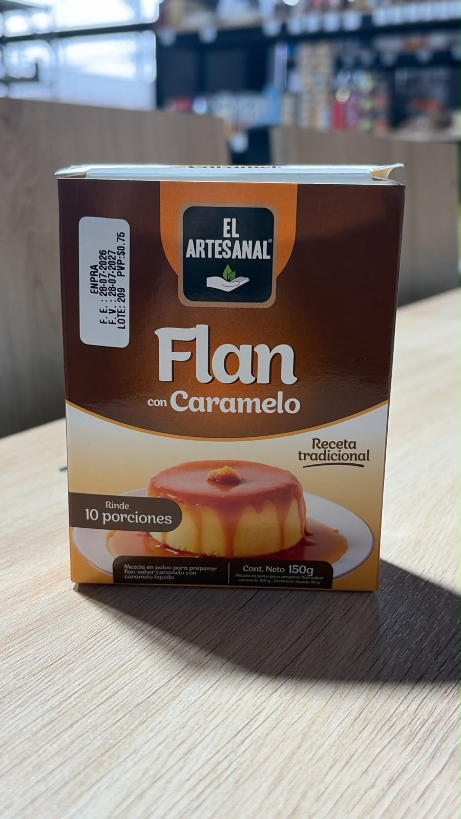 Flan con caramelo El Artesanal 150g