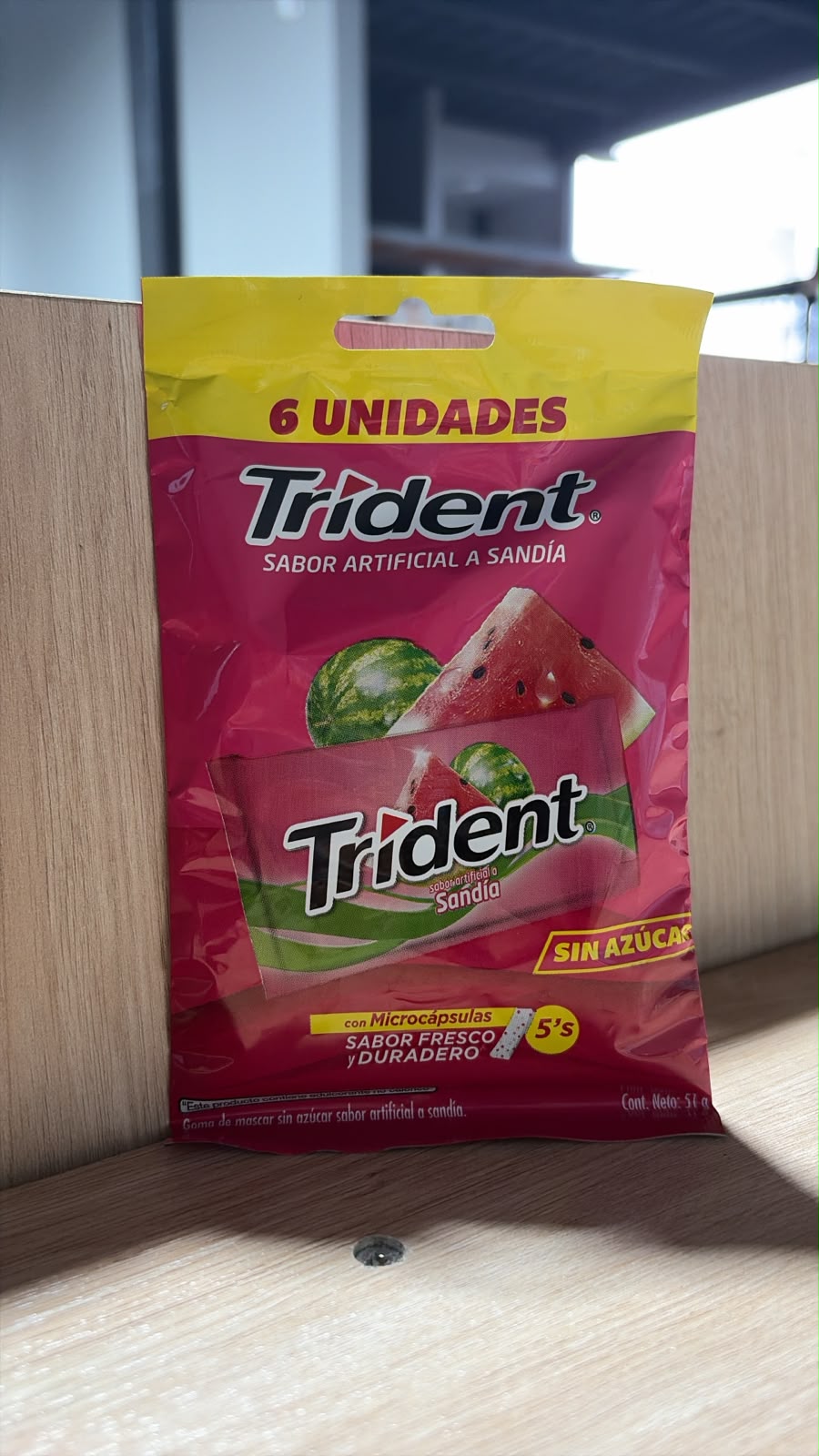 Chicle Trident Sandia 8.5g