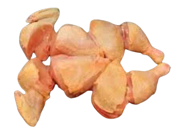 Pollo presas seleccionadas